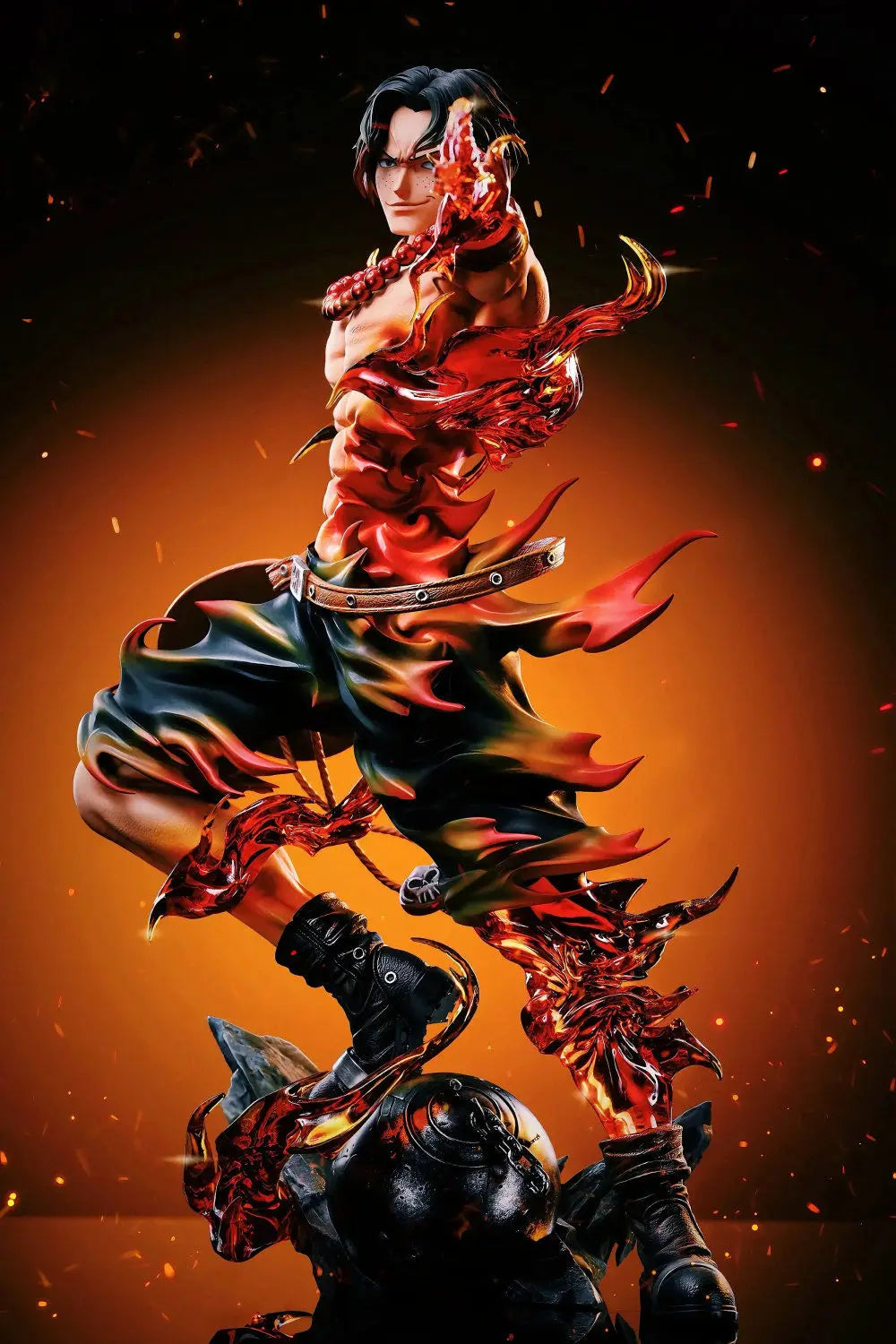 Portgas D. Ace One Piece Figurine de 26cm